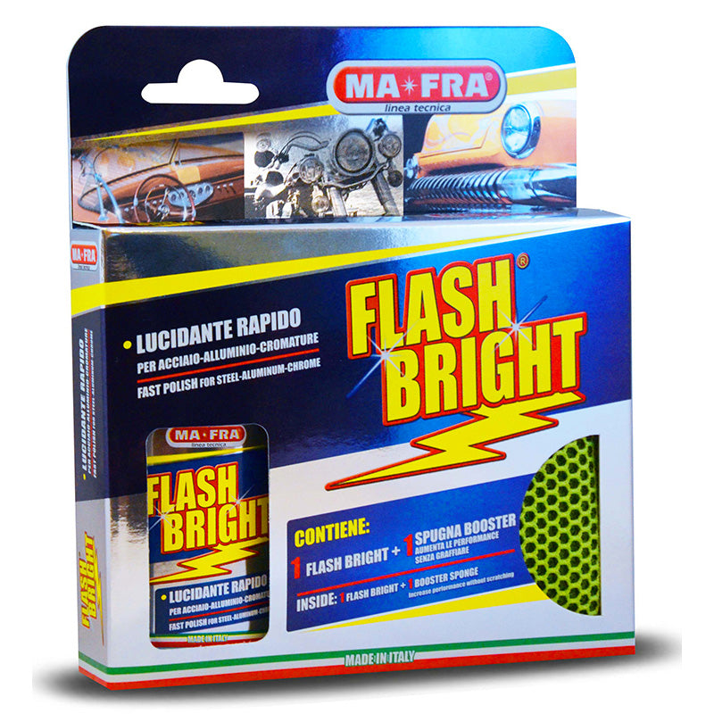 Flash Bright Chroom Poets -Krachtige RVS Reiniger & Polijstmiddel