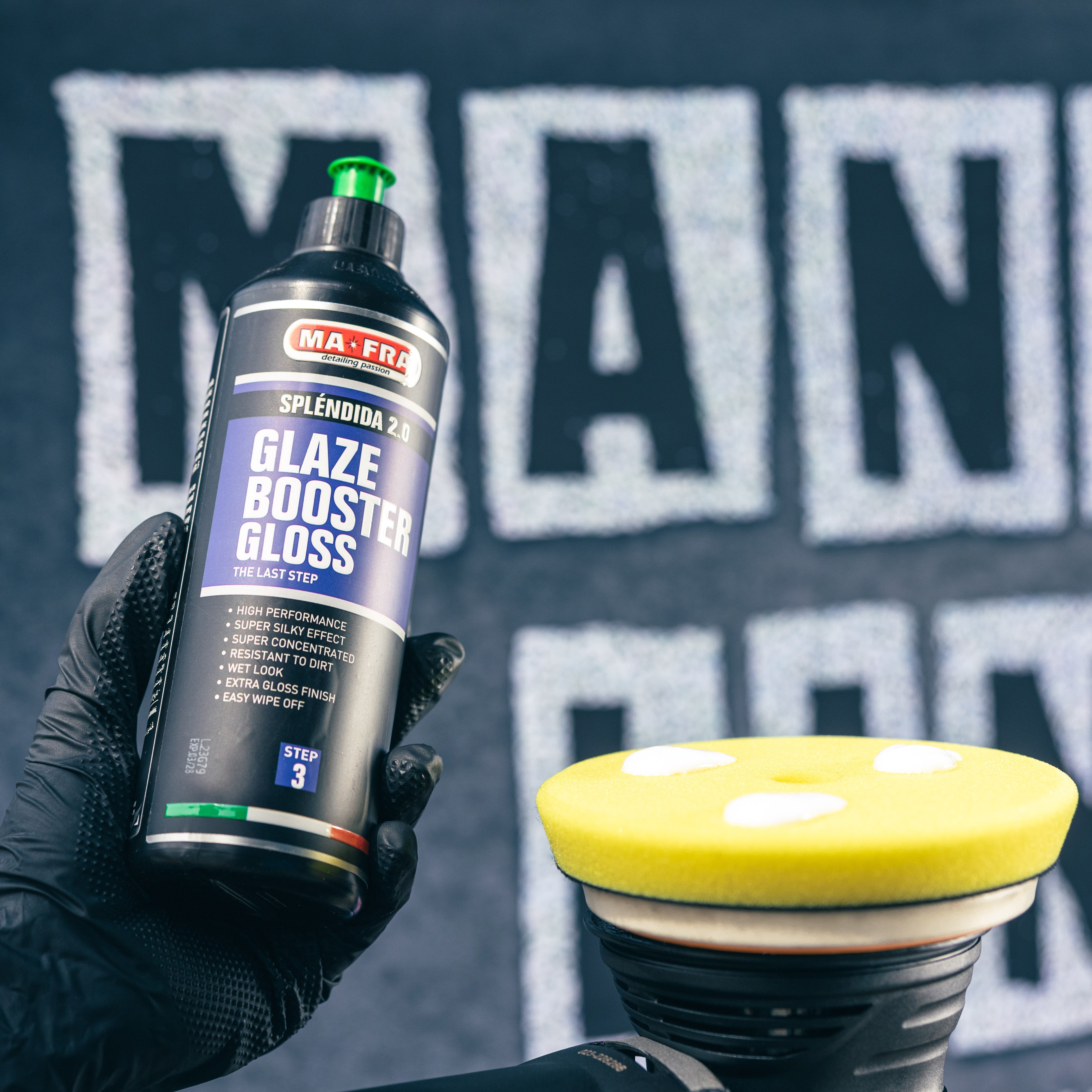 Splendida 2.0 van MAFRA – Stap 3 Glaze Booster voor Diepe Glans & Bescherming