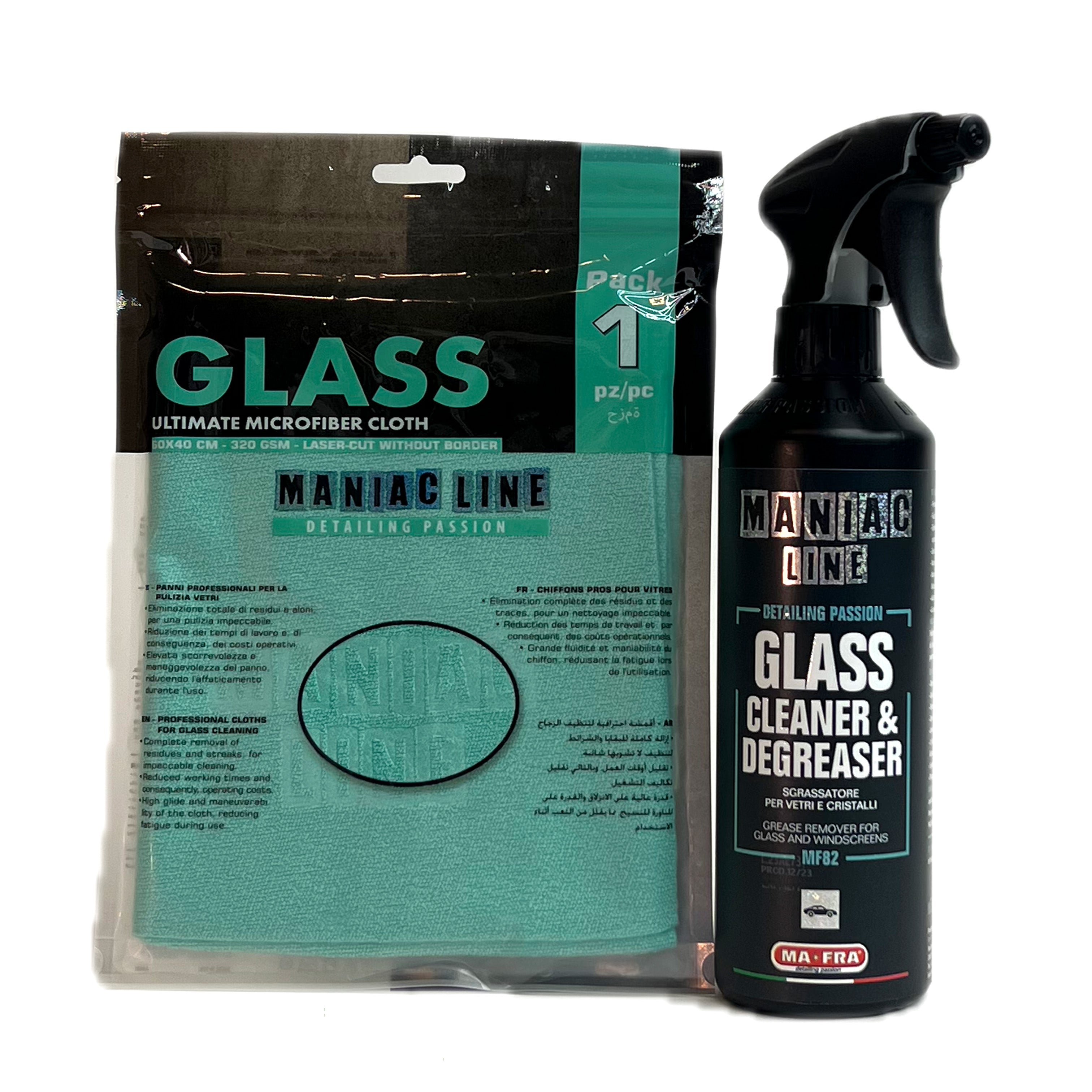 Glass Cleaner & Degreaser van Maniac Line