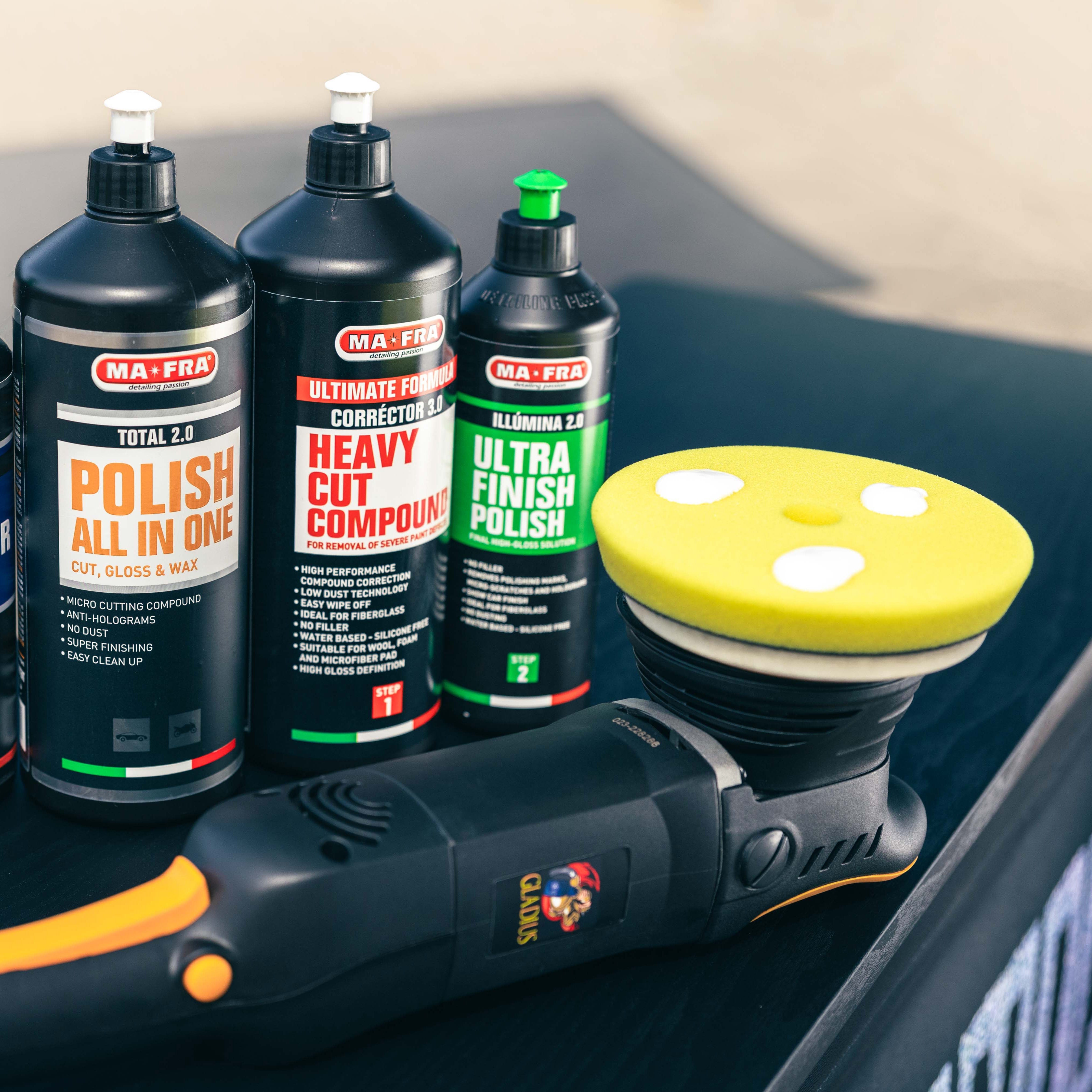 Polijstpads machinaal