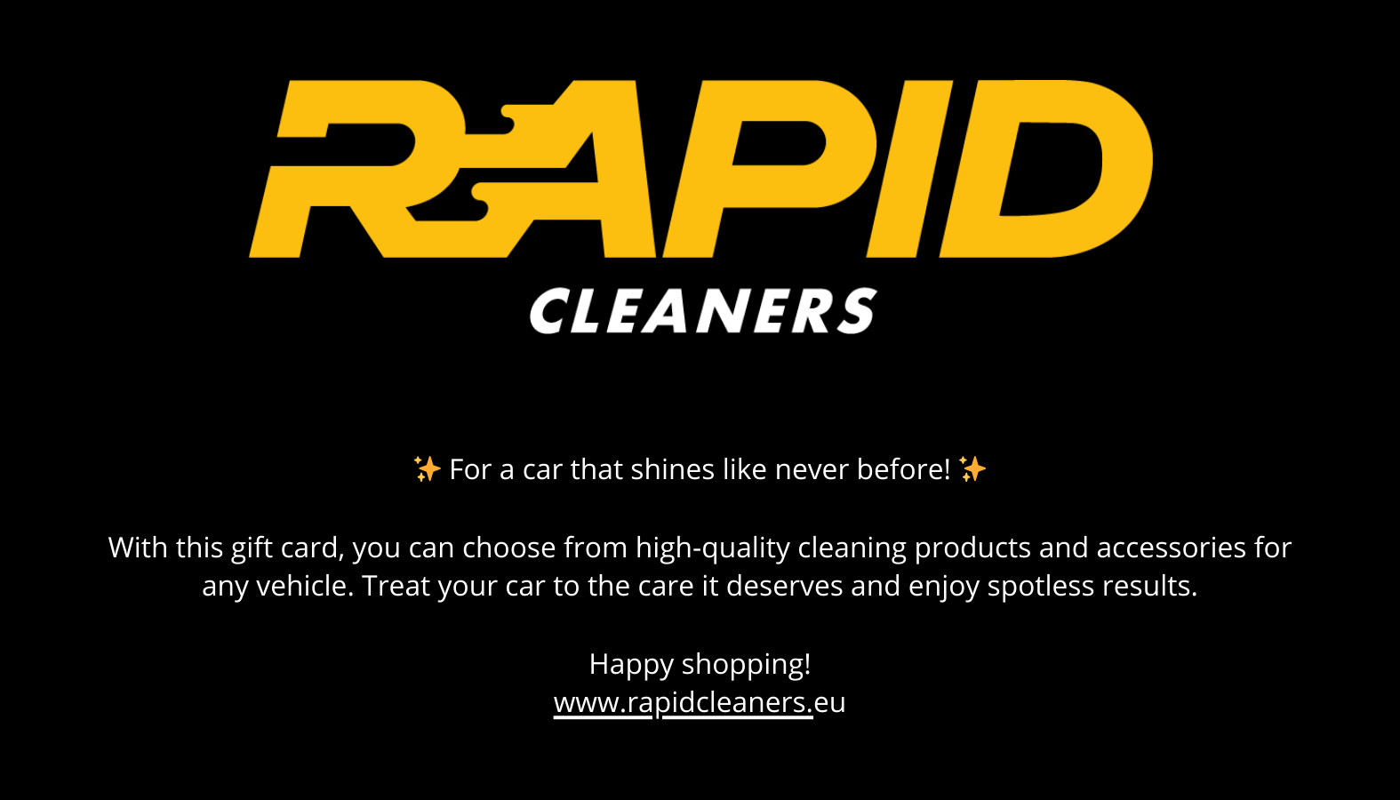 Rapid Cleaners Gift Card