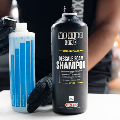 Descale Foam Shampoo van Maniac Line - Kalk verwijderaar